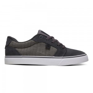 DC Shoes Anvil Miesten Skeittikengät Harmaat Mustat | TAMU-37509