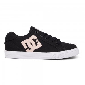 DC Shoes Chelsea Lasten Skeittikengät Mustat Pinkki | WSMK-80542