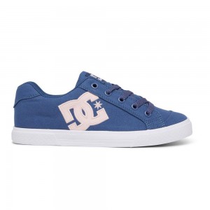 DC Shoes Chelsea Naisten Skeittikengät Laivastonsininen Pinkki | LBNQ-84236