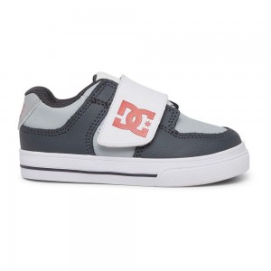 DC Shoes Pure Lasten Skeittikengät Harmaat Mustat | HEFX-42951