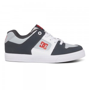 DC Shoes Pure Lasten Skeittikengät Mustat Harmaat | IRNJ-78190