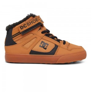 DC Shoes Pure Lasten Skeittikengät Ruskea Mustat | FXAO-81432