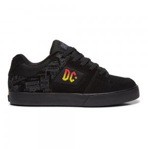 DC Shoes Pure Miesten Skeittikengät Mustat Harmaat | ABMV-53169