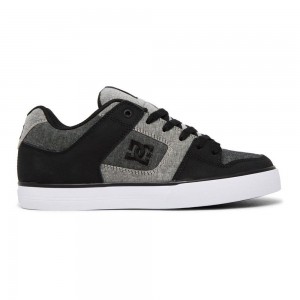 DC Shoes Pure Miesten Skeittikengät Mustat Harmaat | ICOL-80972