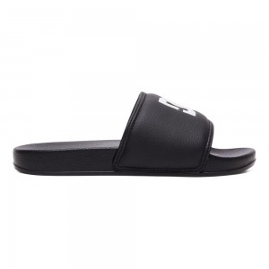 DC Shoes Slides Lasten Sandaalit Mustat Valkoinen | KLGH-61390