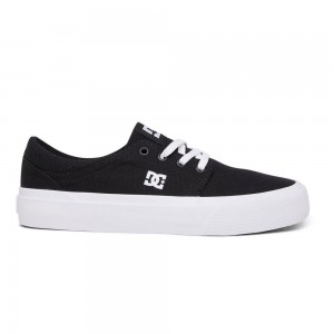 DC Shoes Trase Naisten Skeittikengät Mustat Valkoinen | LYXO-34086