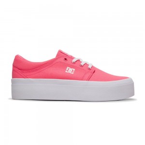 DC Shoes Trase TX Naisten Skeittikengät Tummanpinkki | SEZM-79365