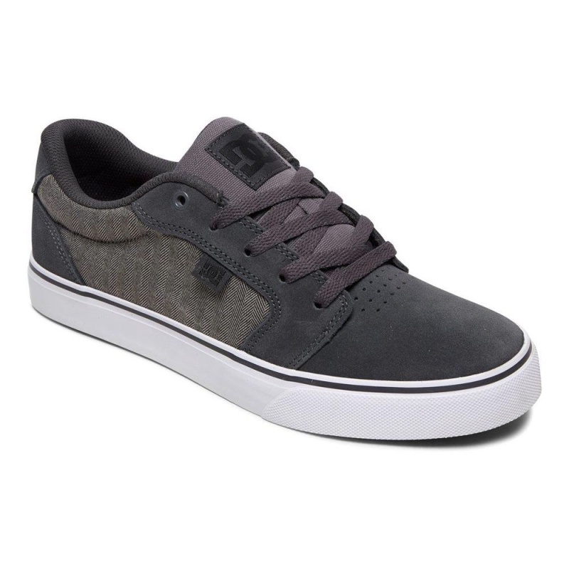 DC Shoes Anvil Miesten Skeittikengät Harmaat Mustat | TAMU-37509