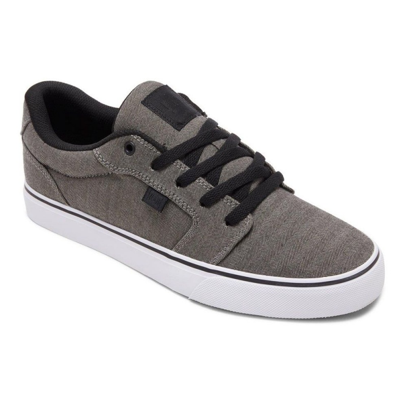 DC Shoes Anvil Miesten Skeittikengät Harmaat Mustat | XQJG-13268