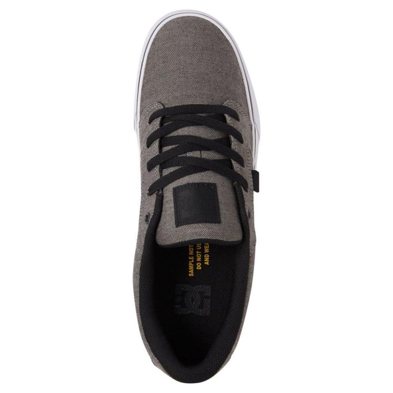 DC Shoes Anvil Miesten Skeittikengät Harmaat Mustat | XQJG-13268