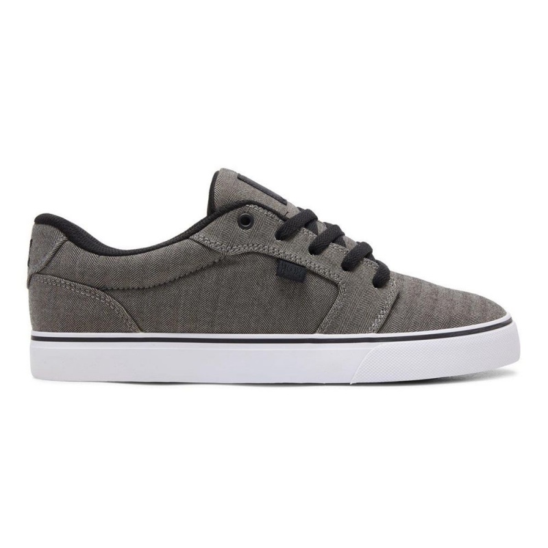 DC Shoes Anvil Miesten Skeittikengät Harmaat Mustat | XQJG-13268