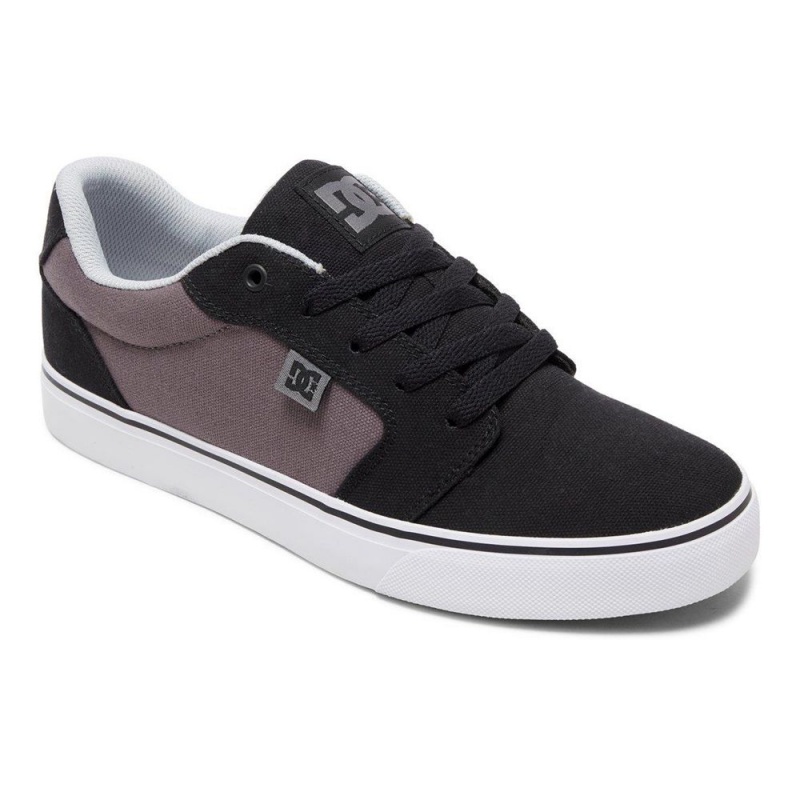 DC Shoes Anvil Miesten Skeittikengät Mustat Harmaat | FUKR-39182