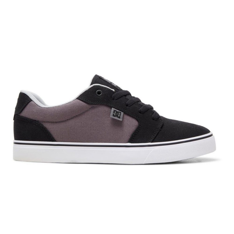 DC Shoes Anvil Miesten Skeittikengät Mustat Harmaat | FUKR-39182