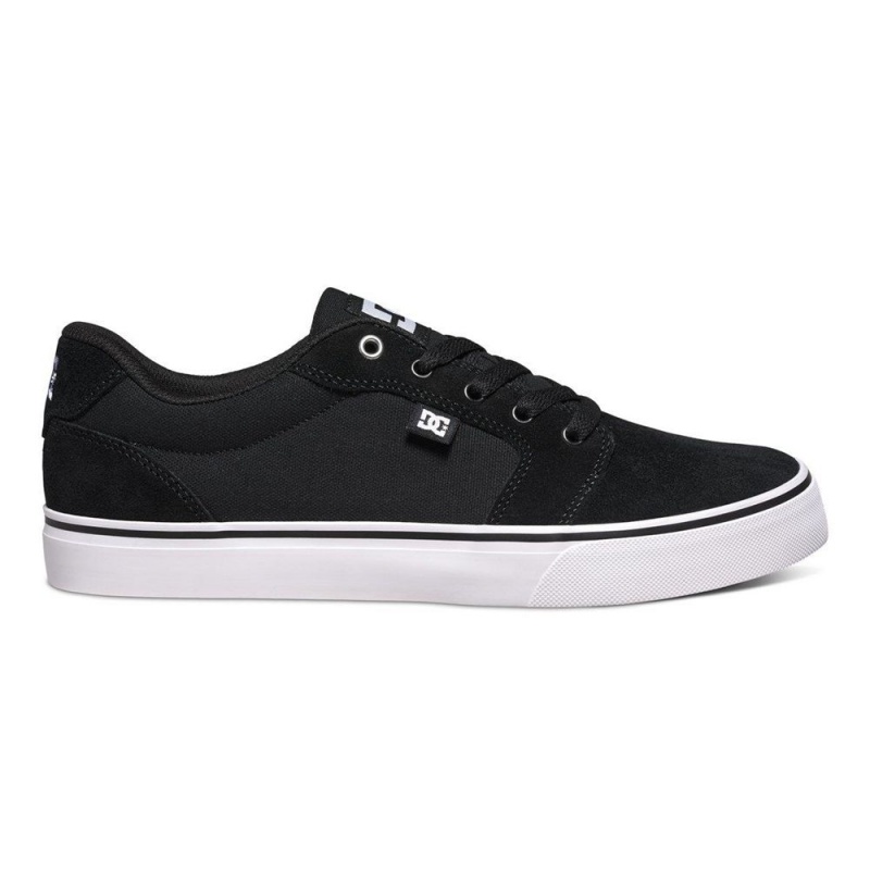 DC Shoes Anvil Miesten Skeittikengät Mustat Valkoinen | WQJB-57092