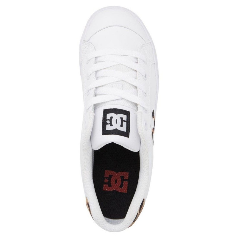 DC Shoes Chelsea Naisten Skeittikengät Valkoinen Leopardi | OJSW-36980