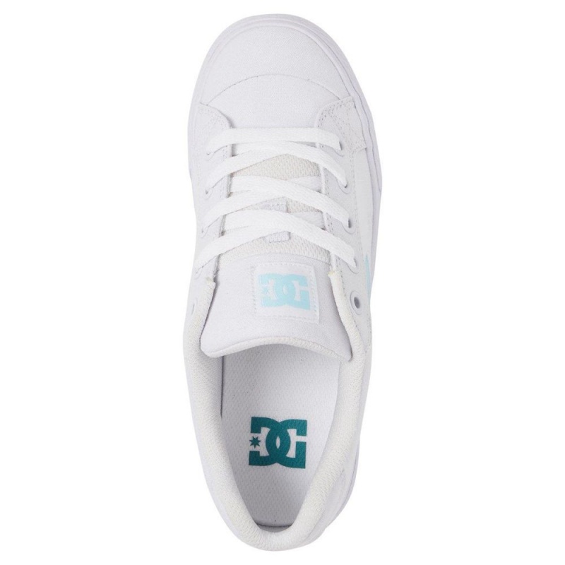 DC Shoes Chelsea Naisten Skeittikengät Valkoinen Sininen | ULOP-06452