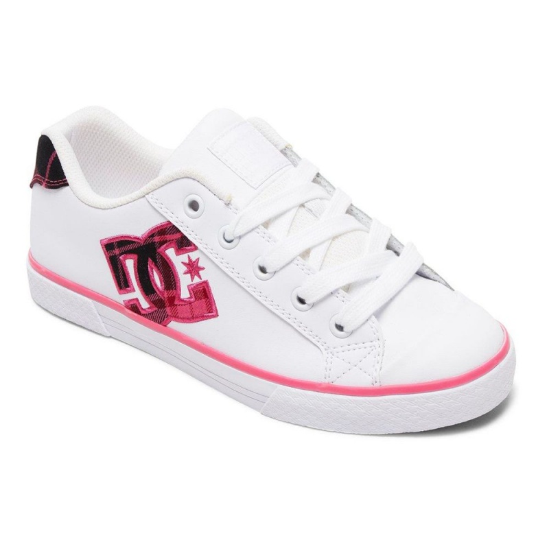 DC Shoes Chelsea Naisten Skeittikengät Valkoinen Pinkki | FWZG-67089