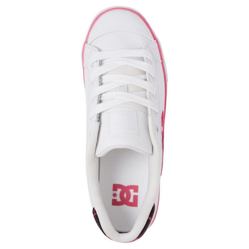 DC Shoes Chelsea Naisten Skeittikengät Valkoinen Pinkki | FWZG-67089