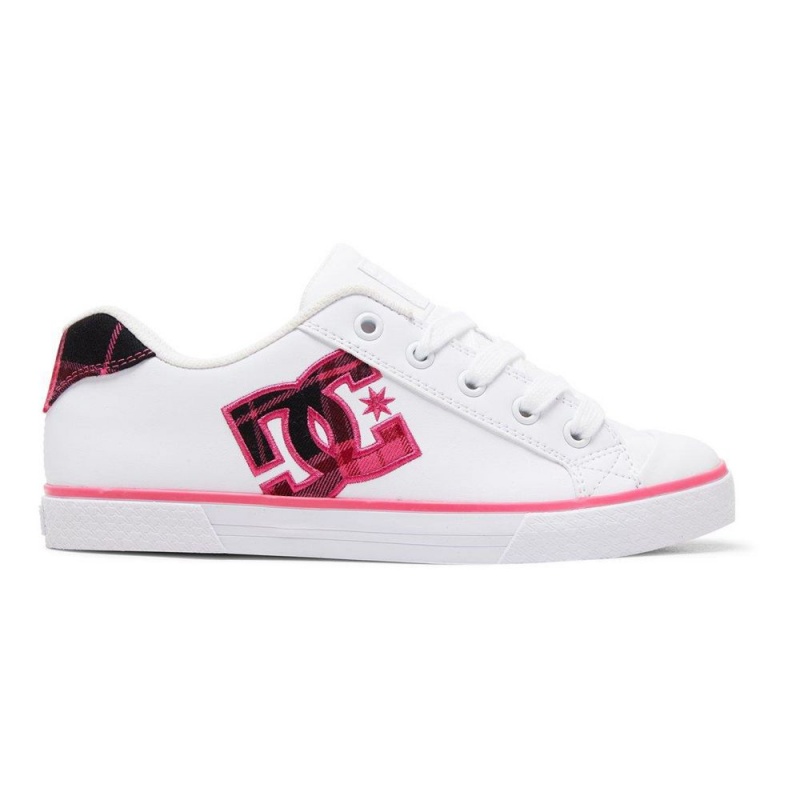 DC Shoes Chelsea Naisten Skeittikengät Valkoinen Pinkki | FWZG-67089