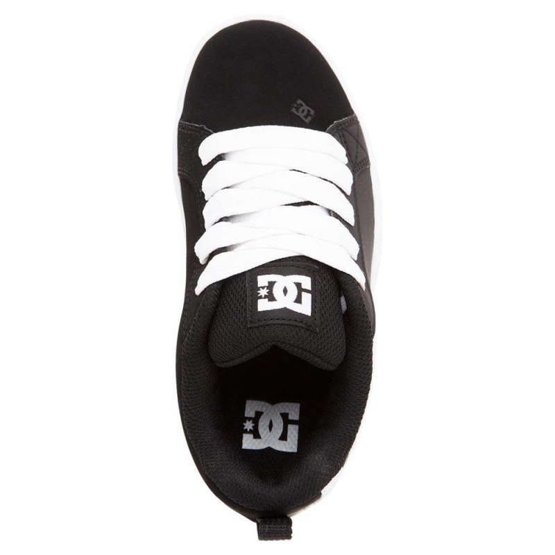 DC Shoes Court Graffik Lasten Skeittikengät Mustat Valkoinen | ZJDF-98463