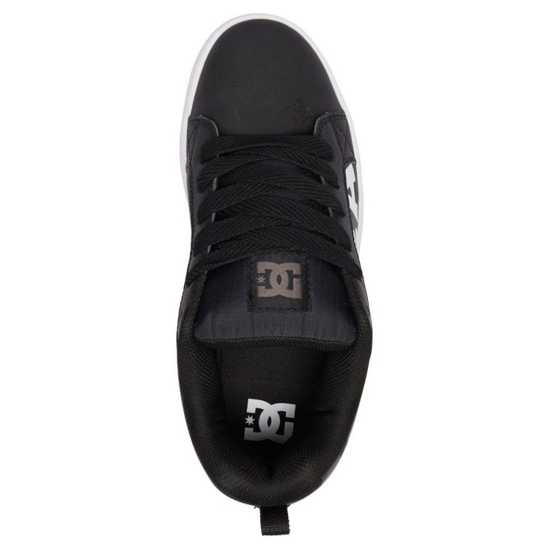 DC Shoes Court Graffik Miesten Skeittikengät Mustat Valkoinen | WFZC-74096