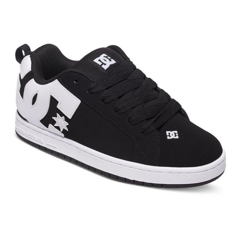 DC Shoes Court Graffik Miesten Skeittikengät Mustat Valkoinen | YIEZ-38724