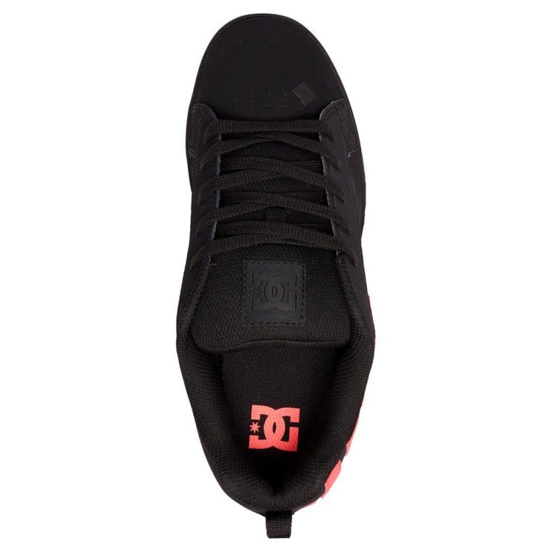 DC Shoes Court Graffik Naisten Skeittikengät Mustat Tummanpinkki | RHWG-93271