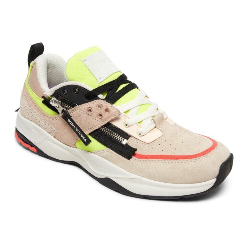 DC Shoes E.Tribeka Miesten Tennarit Harmaat Keltainen | LDNK-17068