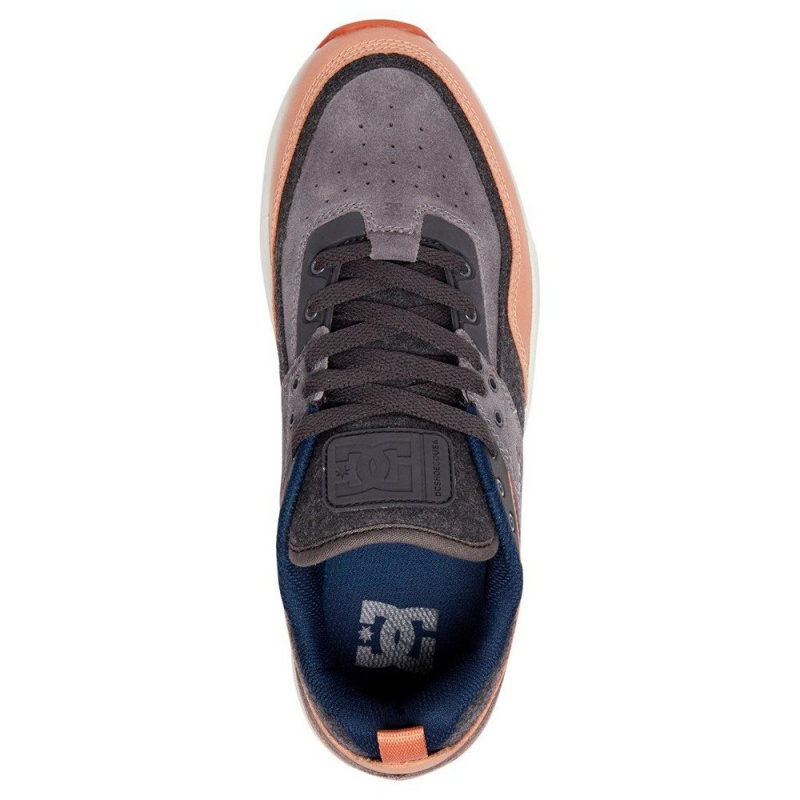 DC Shoes E.Tribeka Miesten Tennarit Harmaat Ruskea | DQGJ-18724