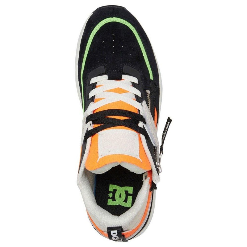 DC Shoes E.Tribeka Miesten Tennarit Mustat Oranssi | DIFS-69853