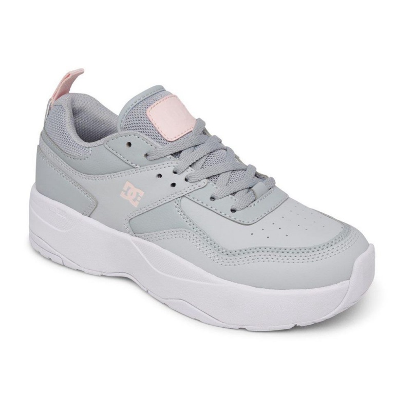 DC Shoes E.Tribeka Naisten Tennarit Harmaat Pinkki | FGRJ-64805