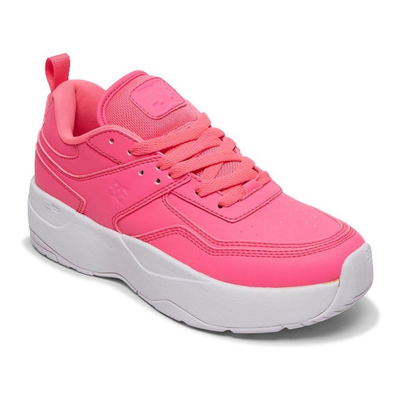 DC Shoes E.Tribeka Naisten Tennarit Tummanpinkki | URTZ-96102