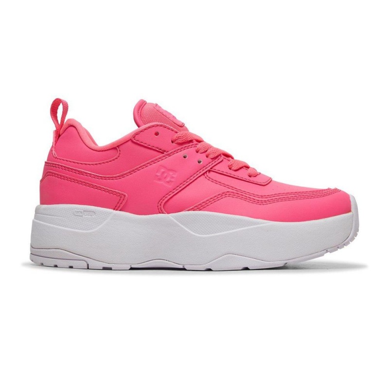 DC Shoes E.Tribeka Naisten Tennarit Tummanpinkki | URTZ-96102