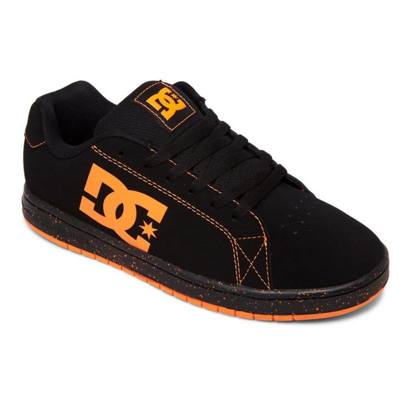 DC Shoes Gaveler Miesten Skeittikengät Mustat Oranssi | IKEZ-92817