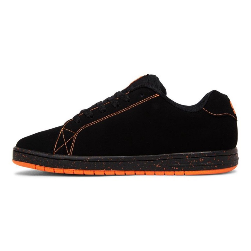 DC Shoes Gaveler Miesten Skeittikengät Mustat Oranssi | IKEZ-92817