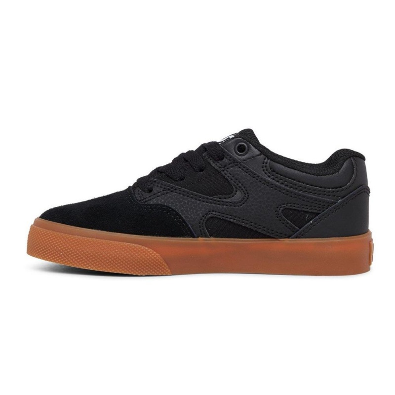 DC Shoes Kalis Vulc Lasten Skeittikengät Mustat Ruskea | UCDH-94752