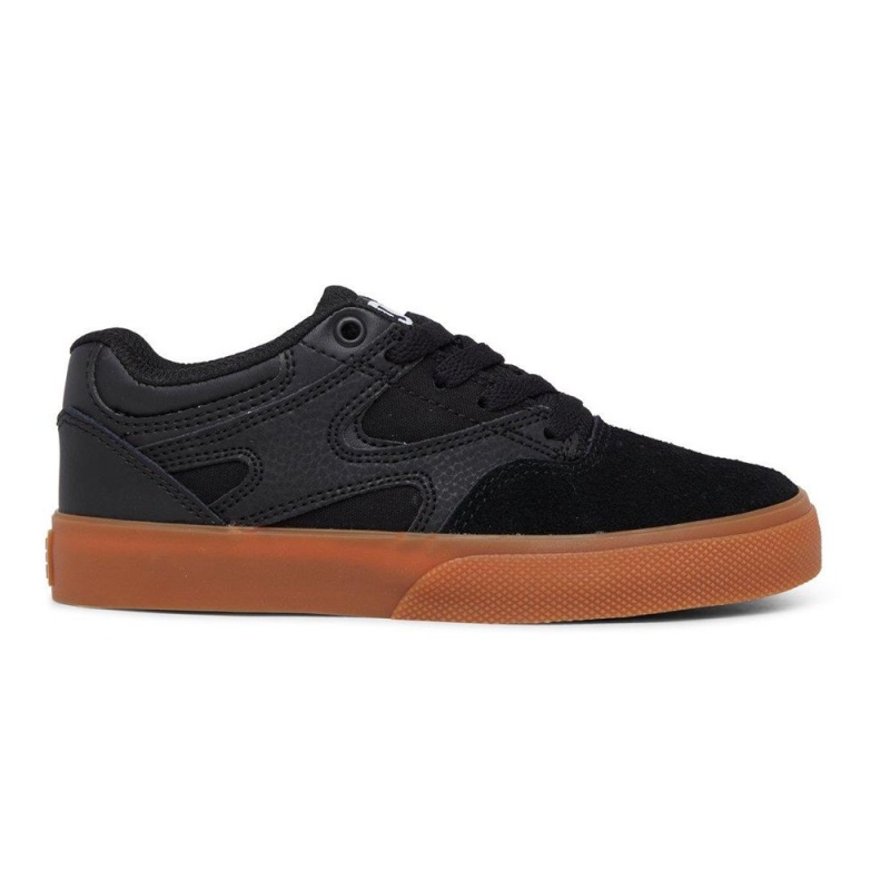 DC Shoes Kalis Vulc Lasten Skeittikengät Mustat Ruskea | UCDH-94752