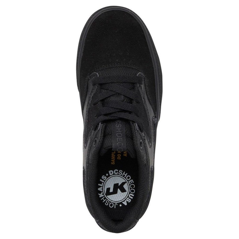 DC Shoes Kalis Vulc Lasten Skeittikengät Mustat | OCJZ-65403