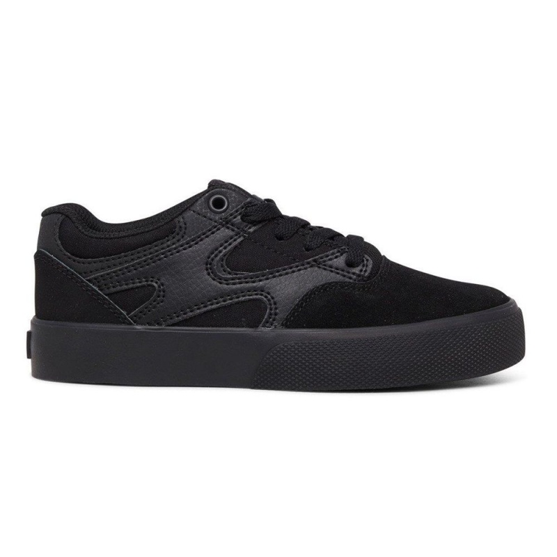 DC Shoes Kalis Vulc Lasten Skeittikengät Mustat | OCJZ-65403