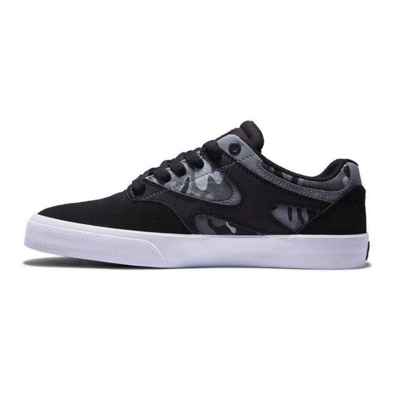 DC Shoes Kalis Vulc Miesten Skeittikengät Mustat | SHOK-50782