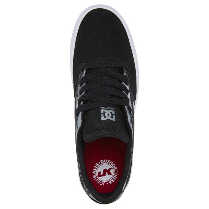 DC Shoes Kalis Vulc Miesten Skeittikengät Mustat | SHOK-50782