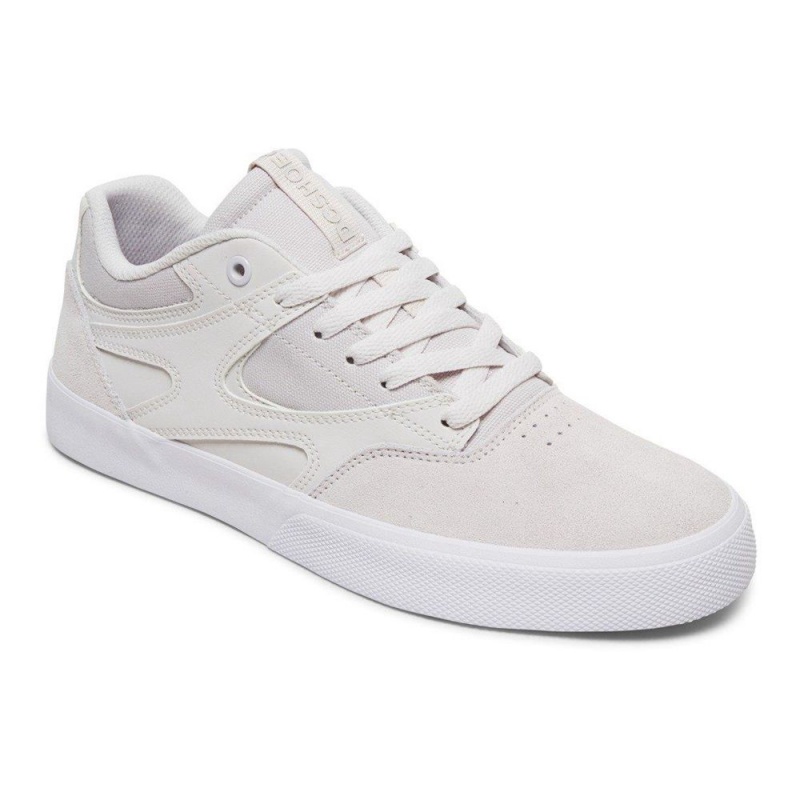 DC Shoes Kalis Vulc Miesten Skeittikengät Valkoinen | FCKW-21089