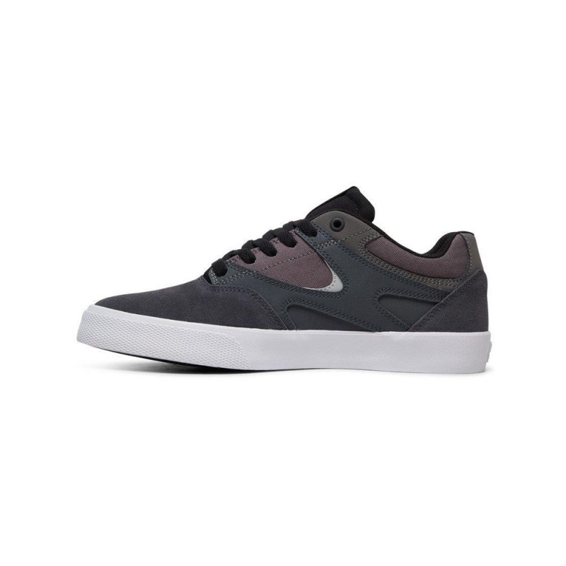 DC Shoes Kalis Vulc Miesten Skeittikengät Laivastonsininen Harmaat | FNGC-84015