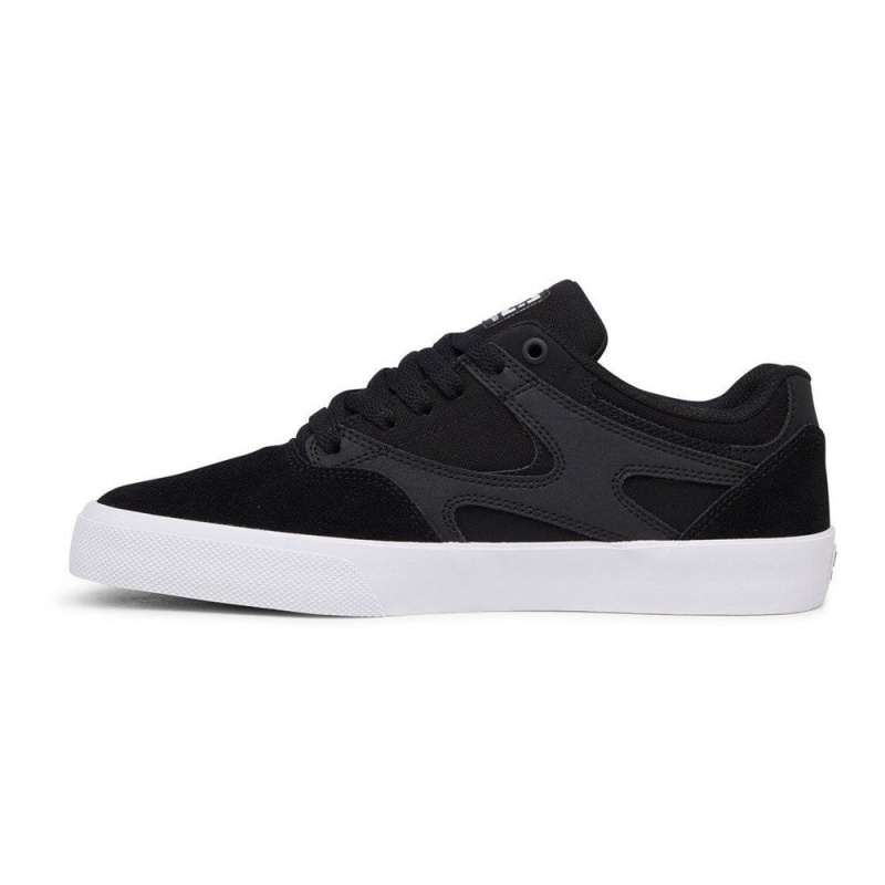 DC Shoes Kalis Vulc Miesten Skeittikengät Mustat Valkoinen | HVIM-92068