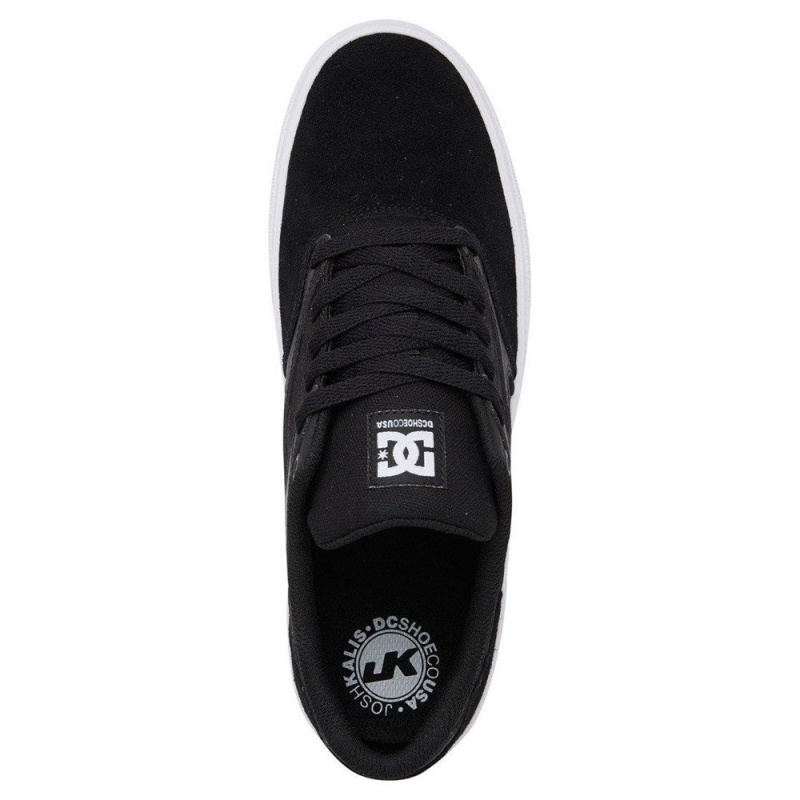 DC Shoes Kalis Vulc Miesten Skeittikengät Mustat Valkoinen | HVIM-92068