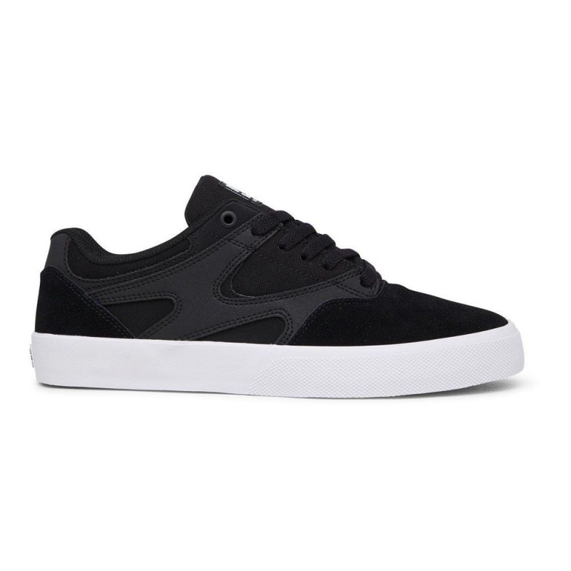 DC Shoes Kalis Vulc Miesten Skeittikengät Mustat Valkoinen | HVIM-92068