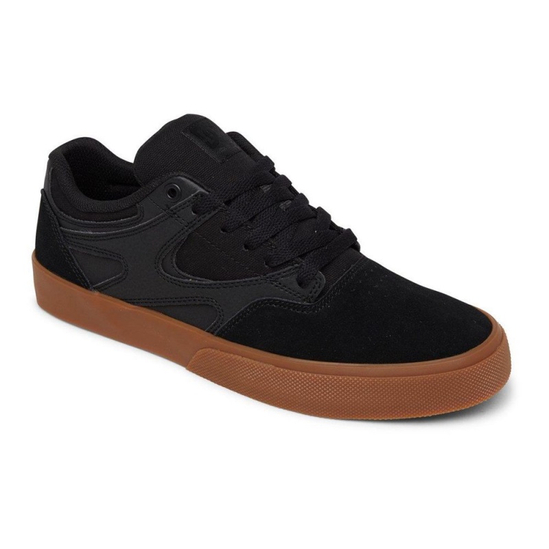 DC Shoes Kalis Vulc Miesten Skeittikengät Mustat Ruskea | PFIN-14765