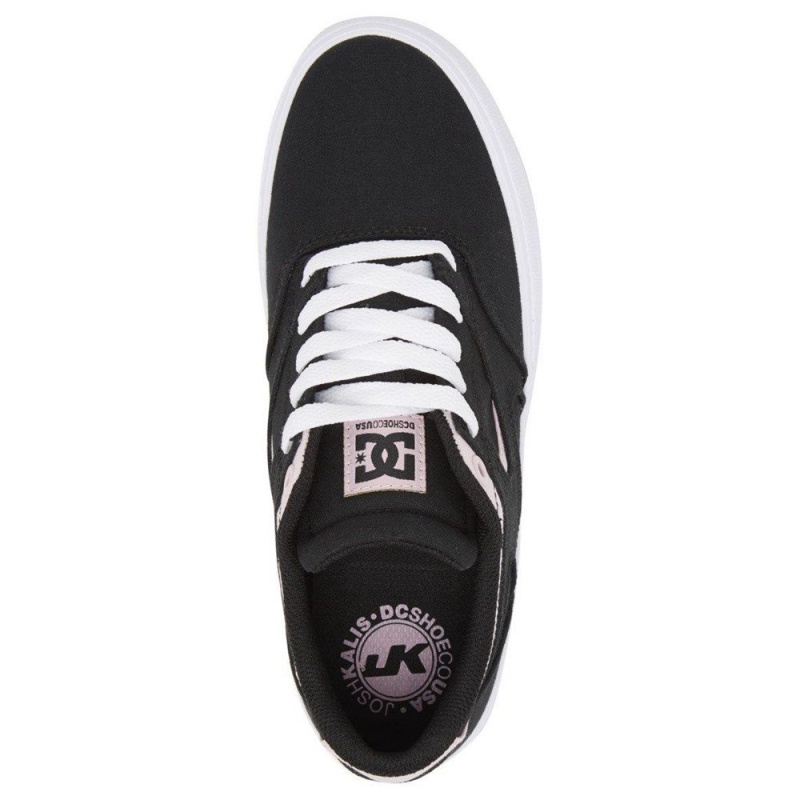 DC Shoes Kalis Vulc Naisten Skeittikengät Mustat Pinkki | IDHQ-60147