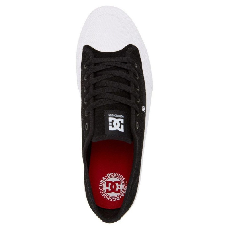 DC Shoes Manual Miesten Skeittikengät Mustat Valkoinen | SDVP-80714