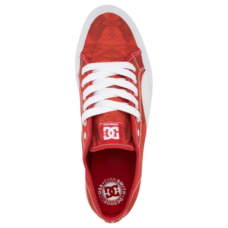 DC Shoes Manual Miesten Skeittikengät Punainen Valkoinen | REDL-06571